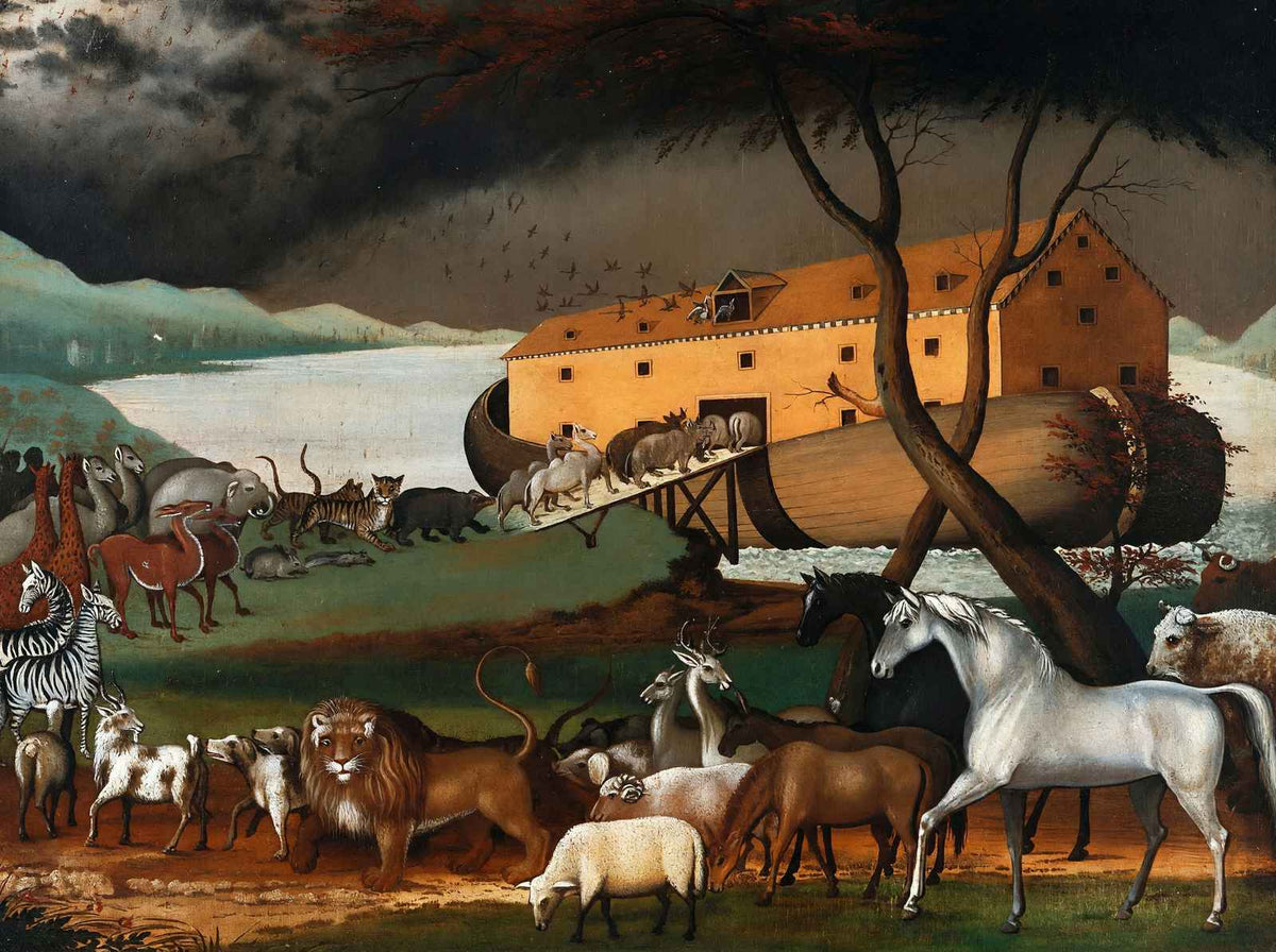 Noah's Ark Premium Bible Art Print Painting by Edward Hicks (6 Sizes)