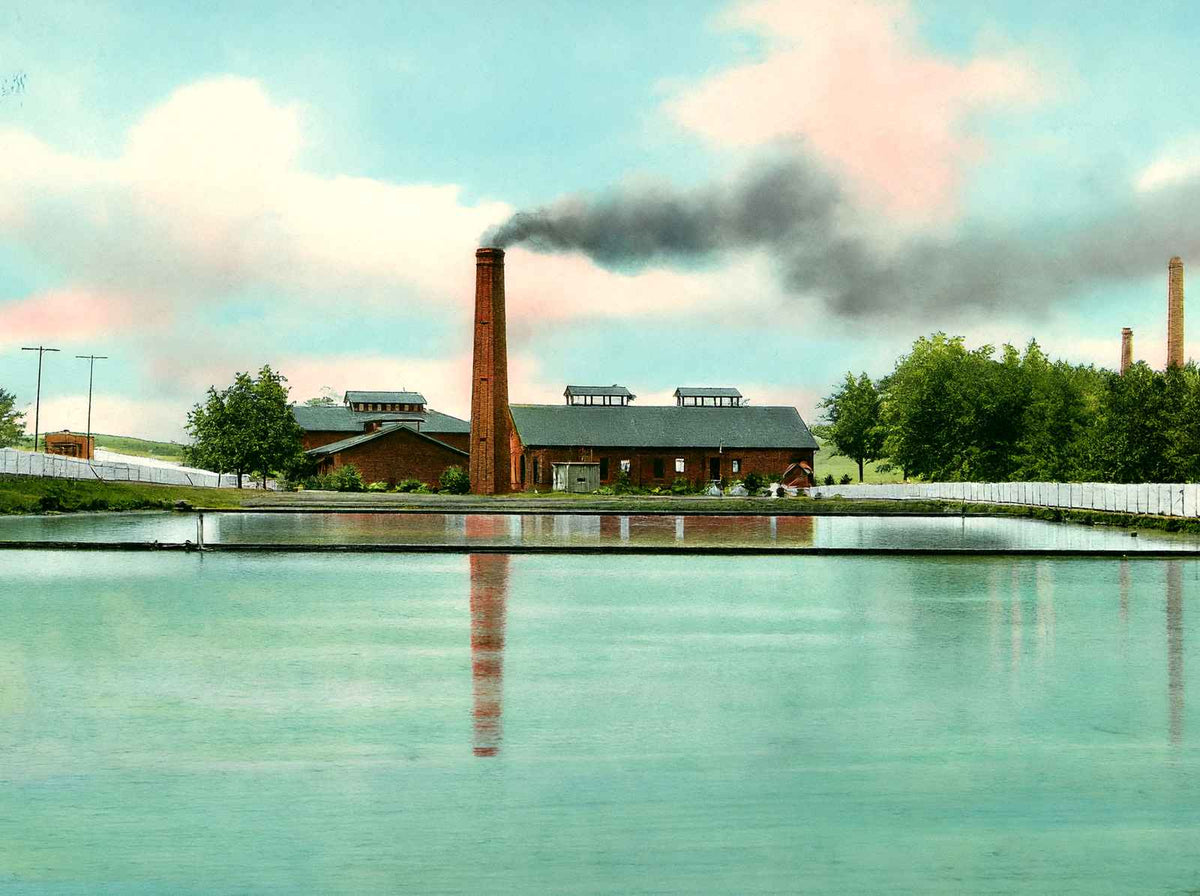 North Birmingham Water Works Alabama in 1906 Vintage Print (7 Sizes)