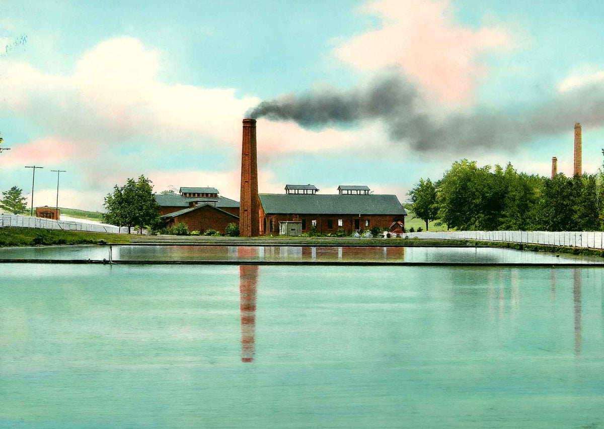 North Birmingham Water Works Alabama in 1906 Vintage Print (7 Sizes)