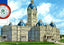 North Dakota State Capitol Bismarck in 1906 Vintage Print (7 Sizes) - Retouched
