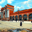 North Union Station, Boston, Massachusetts in 1903 Painting Print (7 Sizes)