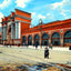 North Union Station, Boston, Massachusetts in 1903 Painting Print (7 Sizes)