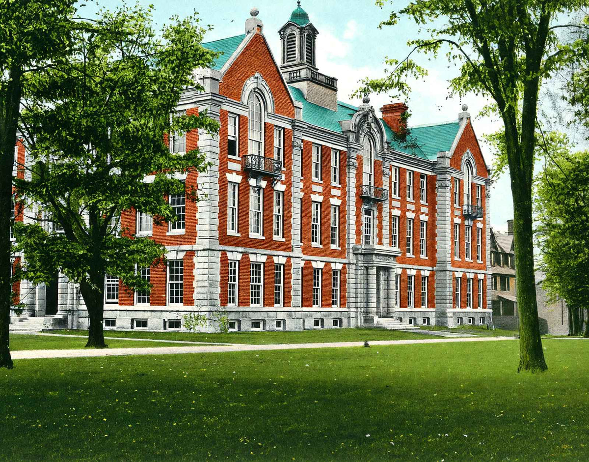 Seelye Hall Smith College, Northampton, MA in 1907 Vintage Print (7 Sizes)