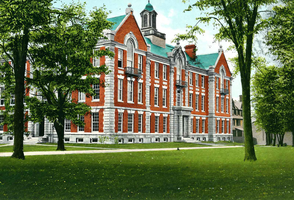 Seelye Hall Smith College, Northampton, MA in 1907 Vintage Print (7 Sizes)