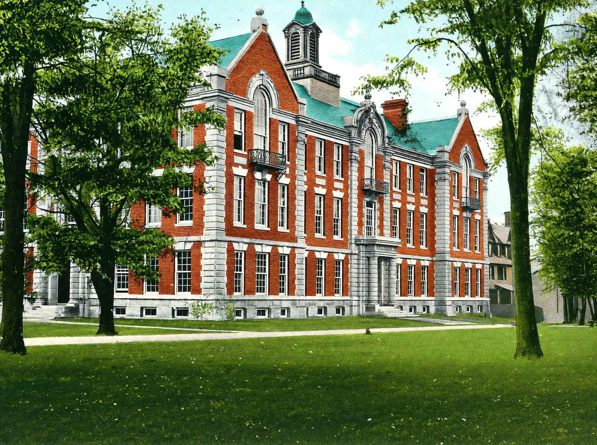 Seelye Hall Smith College, Northampton, MA in 1907 Vintage Print (7 Sizes)