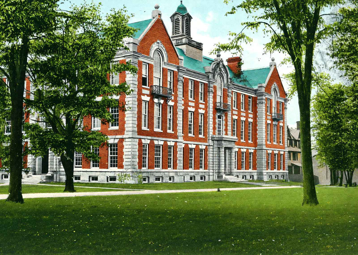 Seelye Hall Smith College, Northampton, MA in 1907 Vintage Print (7 Sizes)
