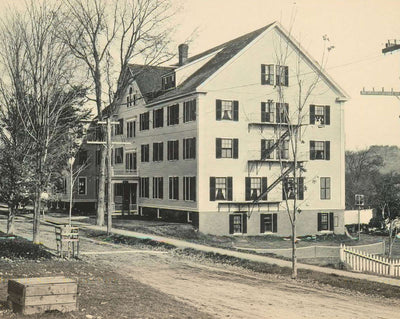 Normal Hall in Plymouth in 1906 vintage photo