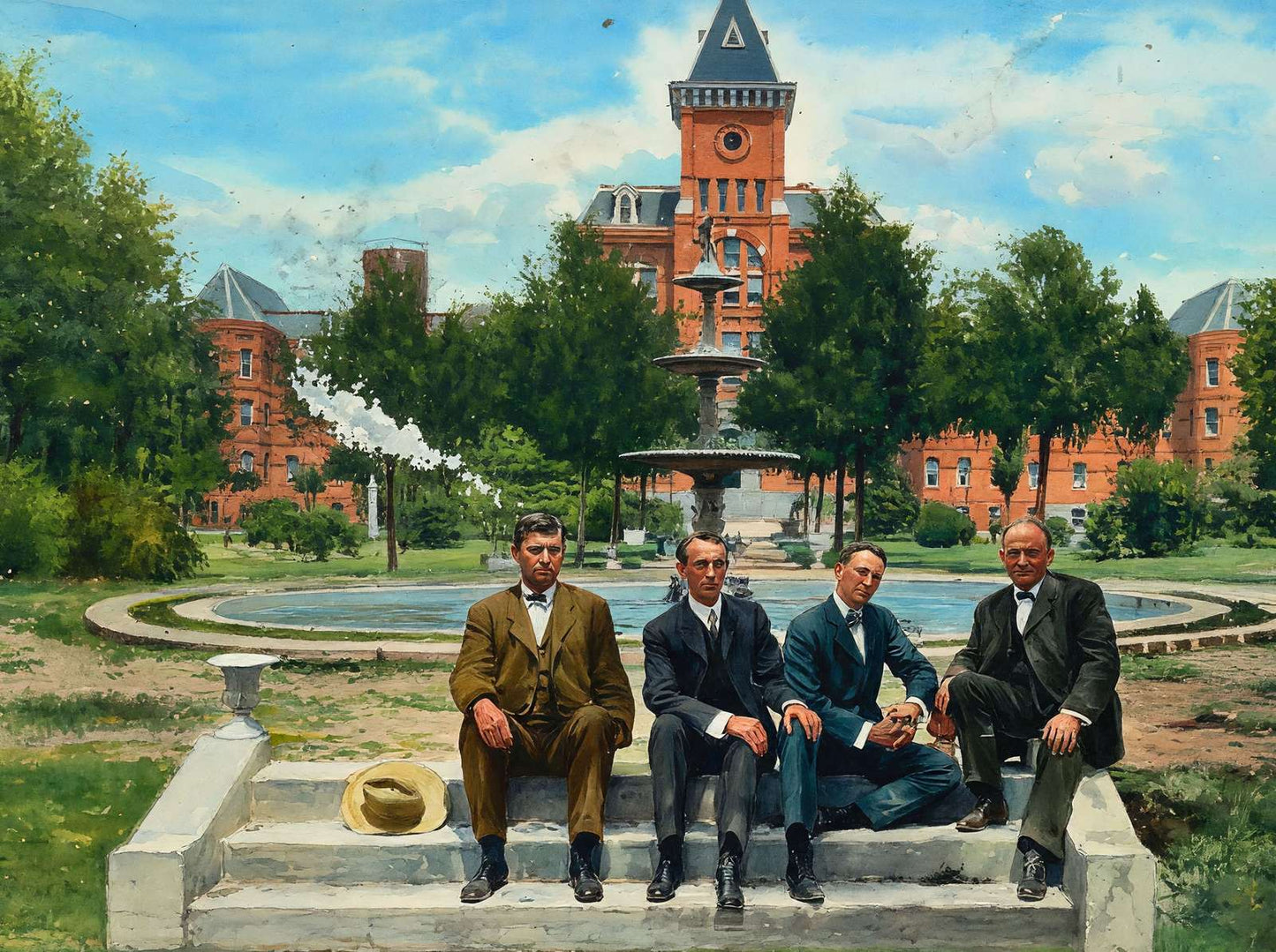 North Texas Hospital Terrell Texas Art Print (7 Sizes) - Restored
