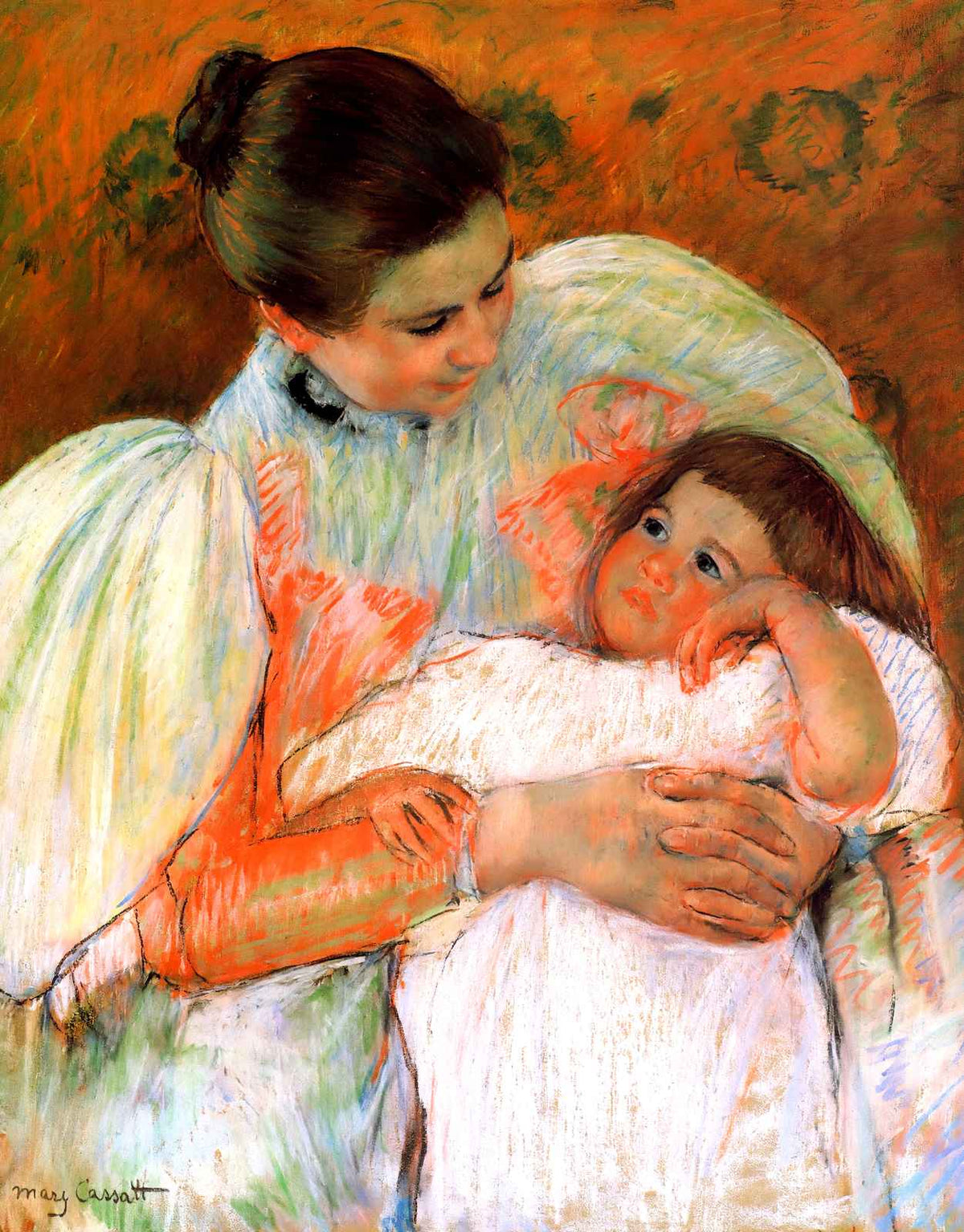 Nurse and Child 1897 Painting by Mary Cassatt Art Print (6 Sizes)