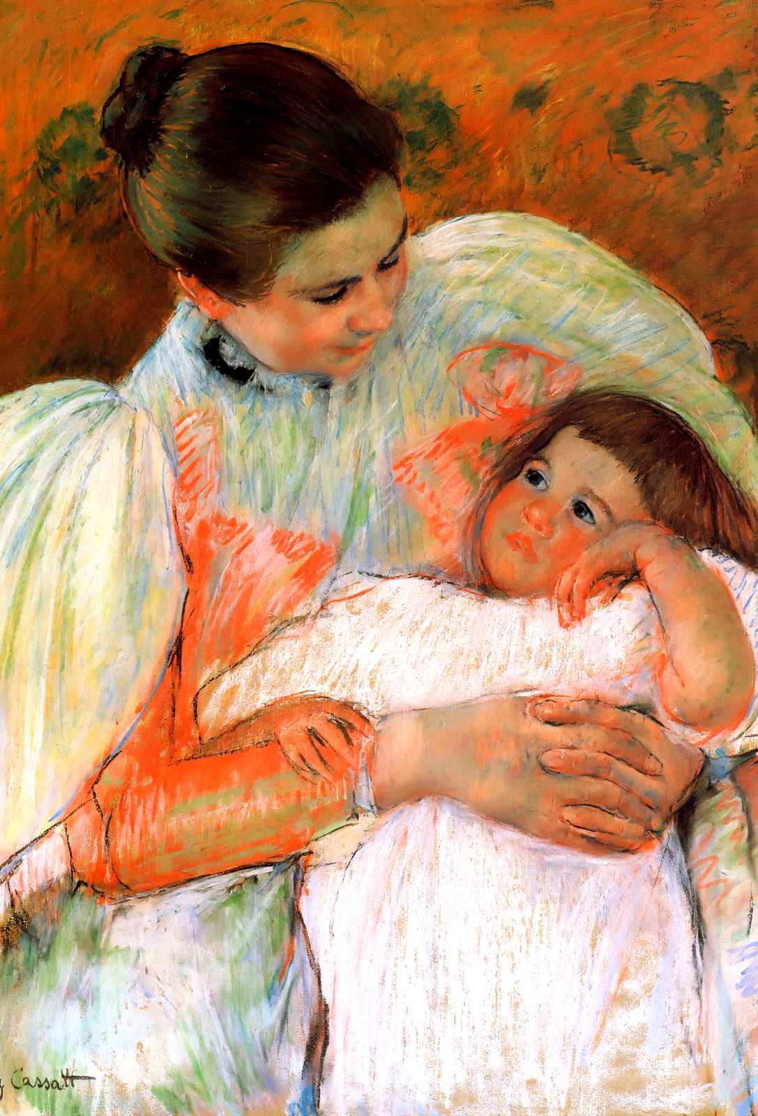 Nurse and Child 1897 Painting by Mary Cassatt Art Print (6 Sizes)