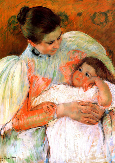 Nurse and Child 1897 Painting by Mary Cassatt Art Print (6 Sizes)