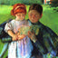 Nurse Reading to a Little Girl art print by Mary Cassatt (1895)