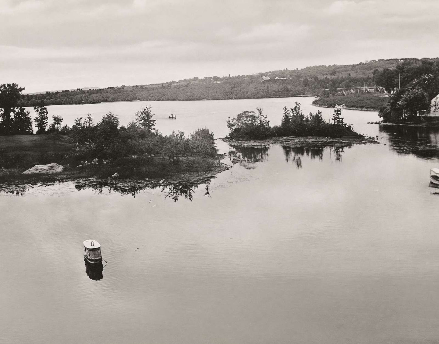 The Bay Messalonskee Lake Oakland Maine Vintage Photo (7 Sizes) - Reproduction