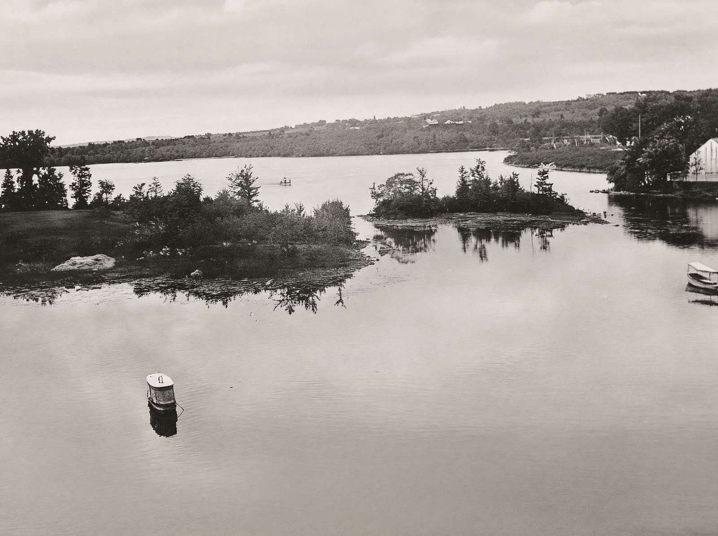 The Bay Messalonskee Lake Oakland Maine Vintage Photo (7 Sizes) - Reproduction