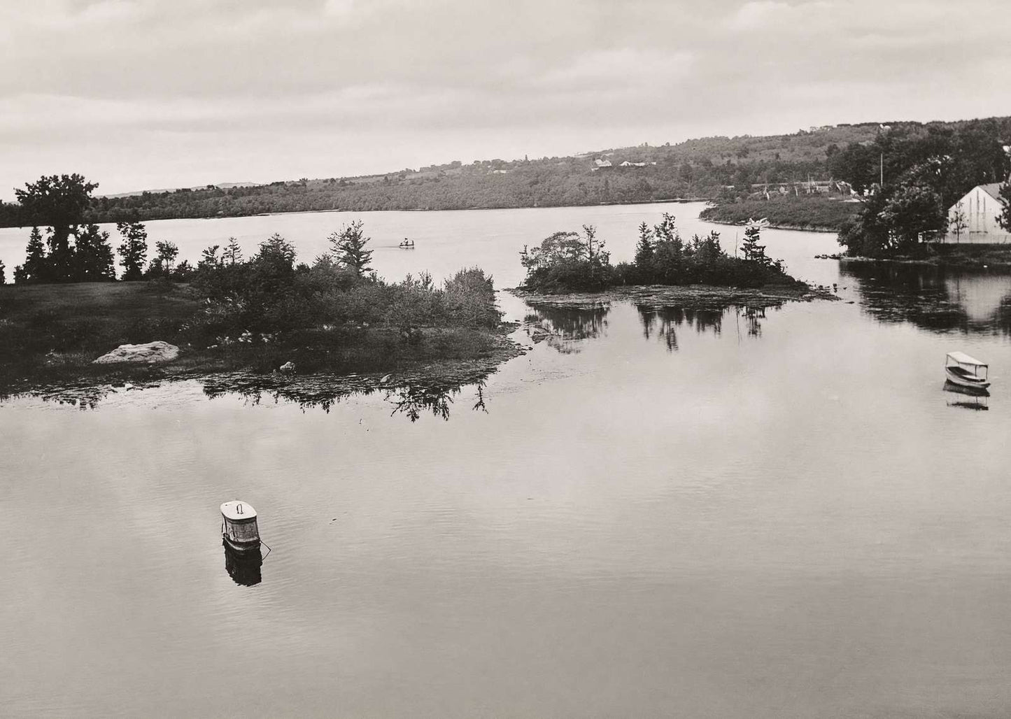 The Bay Messalonskee Lake Oakland Maine Vintage Photo (7 Sizes) - Reproduction