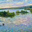 Messalonskee Lake Oakland Maine in 1905 Art Print (7 Sizes) - Retouched