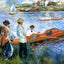 Oarsmen at Chatou Art Print 1879 Painting by Pierre-Auguste Renoir (6 Sizes)