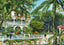 Officers' Club Honolulu in 1909 Vintage Print (7 Sizes) - Enhanced