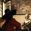 Officer and Laughing Girl 1657 by Johannes Vermeer Fine Art Print (6 Sizes)