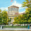 Ohio State Capitol Columbus in 1906 Vintage Print (7 Sizes) - Shipped Flat