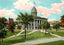 Old State House Springfield Illinois in 1907 Vintage Print (7 Sizes) - Restored
