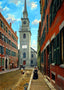 Old North Church, Boston, Massachusetts in 1903 Art Print (7 Sizes) - Enhanced