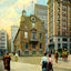 Old State House, Boston, Massachusetts in 1903 Painting Print (7 Sizes)