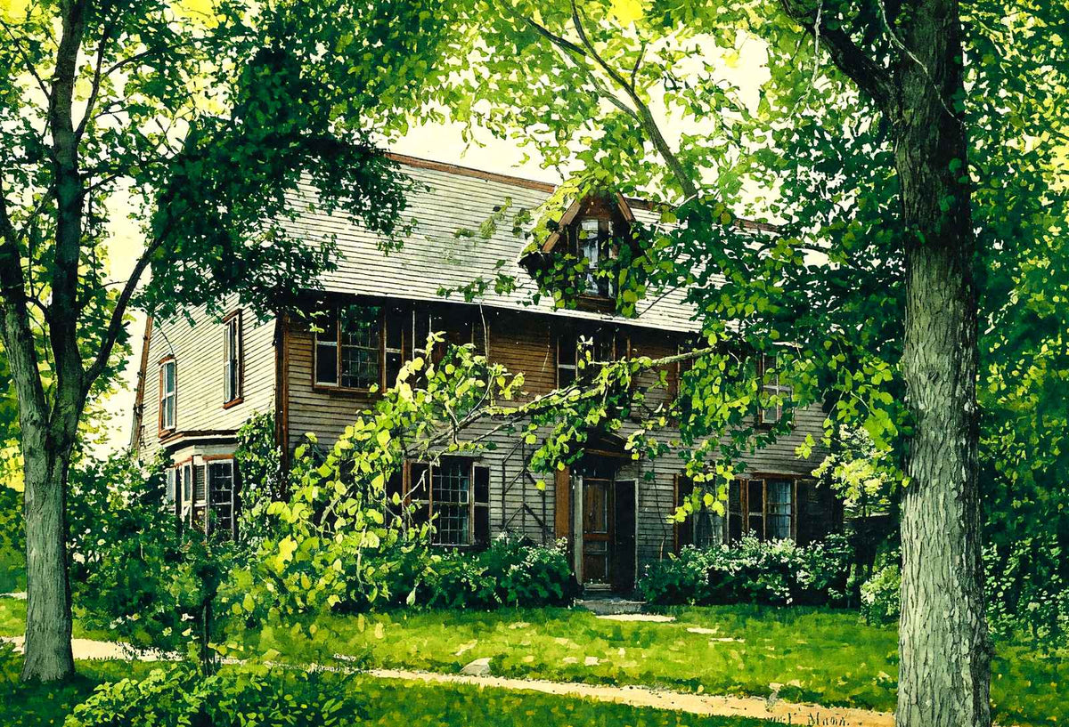 The Old Manse, Concord, Massachusetts in 1905 Art Print (7 Sizes) - Reproduction