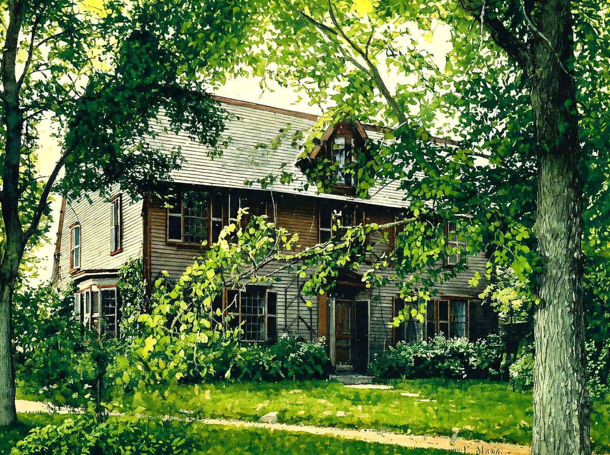 The Old Manse, Concord, Massachusetts in 1905 Art Print (7 Sizes) - Reproduction