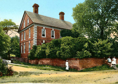 Old Nelson House Yorktown VA in 1907 Vintage Print (7 Sizes) - Archival Paper