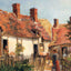 Old Houses at Eragny 1884 Painting by Camille Pissarro Art Print (6 Sizes)