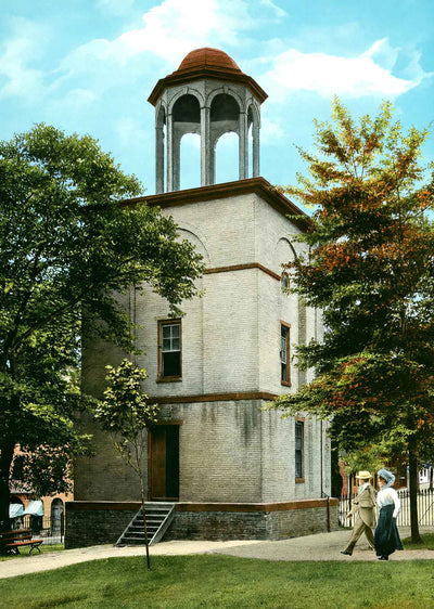 Old Bell Tower Richmond VA in 1904 Vintage Print (7 Sizes) - High Quality