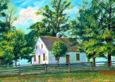 Old Dunkard Church Antietam MD in 1907 Art Print (7 Sizes) - Premium Print