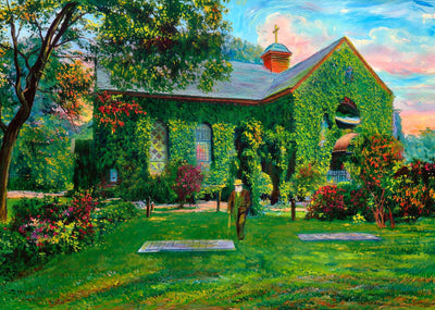 Old St Paul's Church Norfolk VA in 1905 Art Print (7 Sizes) - Premium Quality