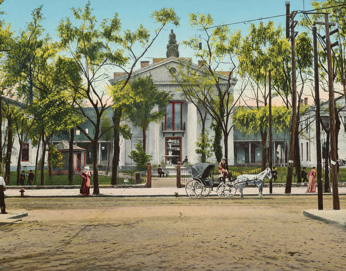 Old State Capitol Little Rock AR Vintage Print (7 Sizes) - Restored