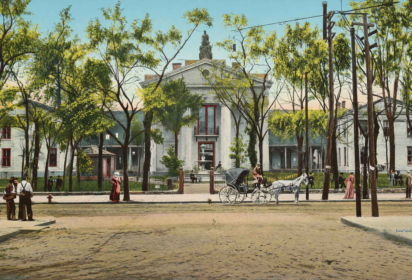 Old State Capitol Little Rock AR Vintage Print (7 Sizes) - Restored