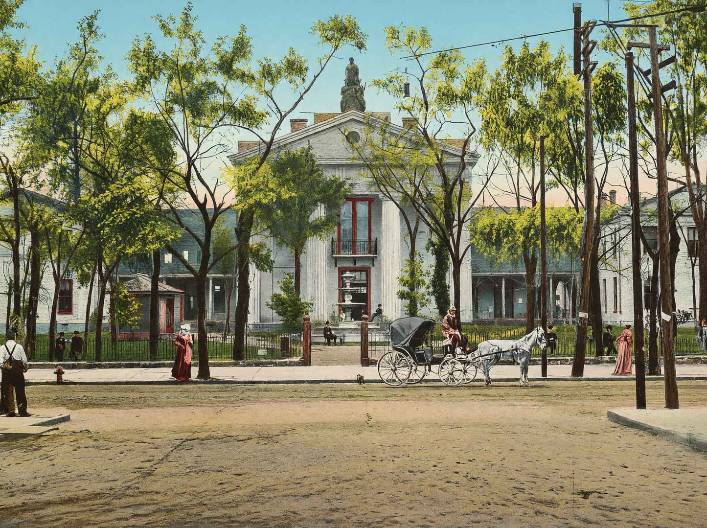 Old State Capitol Little Rock AR Vintage Print (7 Sizes) - Restored