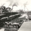 One of the Iron Ore Docks Toledo Ohio in 1905 Restored Photo Print (7 Sizes)