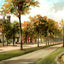 On Lake Shore Drive Chicago Vintage Print (7 Sizes) - Restored
