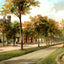 On Lake Shore Drive Chicago Vintage Print (7 Sizes) - Restored