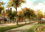 On Lake Shore Drive Chicago Vintage Print (7 Sizes) - Restored