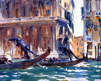 On the Canal art print by John Singer Sargent (1903)