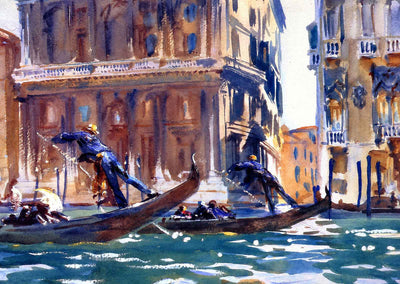On the Canal Art Print 1903 Painting by John Singer Sargent (6 Sizes)