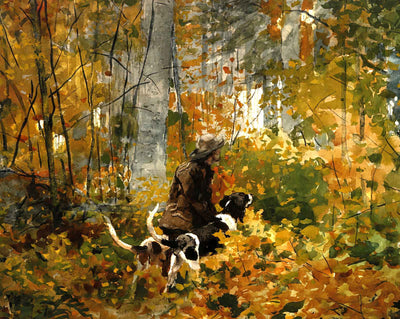 On the Trail fine art print by Winslow Homer (1892)