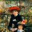 On the Terrace 1881 Painting by Pierre-Auguste Renoir Art Print (6 Sizes)