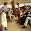 On the Yacht Namouna Painting by Julius LeBlanc Stewart Fine Art Print (6 Sizes)