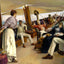 On the Yacht Namouna Painting by Julius LeBlanc Stewart Fine Art Print (6 Sizes)
