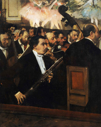 Orchestra of the Opera art print by Edgar Degas (1870)