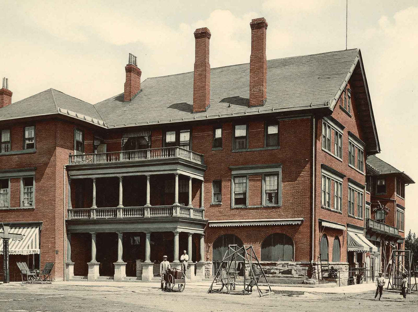 Oregon Hotel Greenwood SC in 1908 Vintage Print (7 Sizes) - Archival Paper