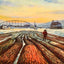 Towing Logs on the Willamette River Oregon in 1908 Art Print (7 Sizes)